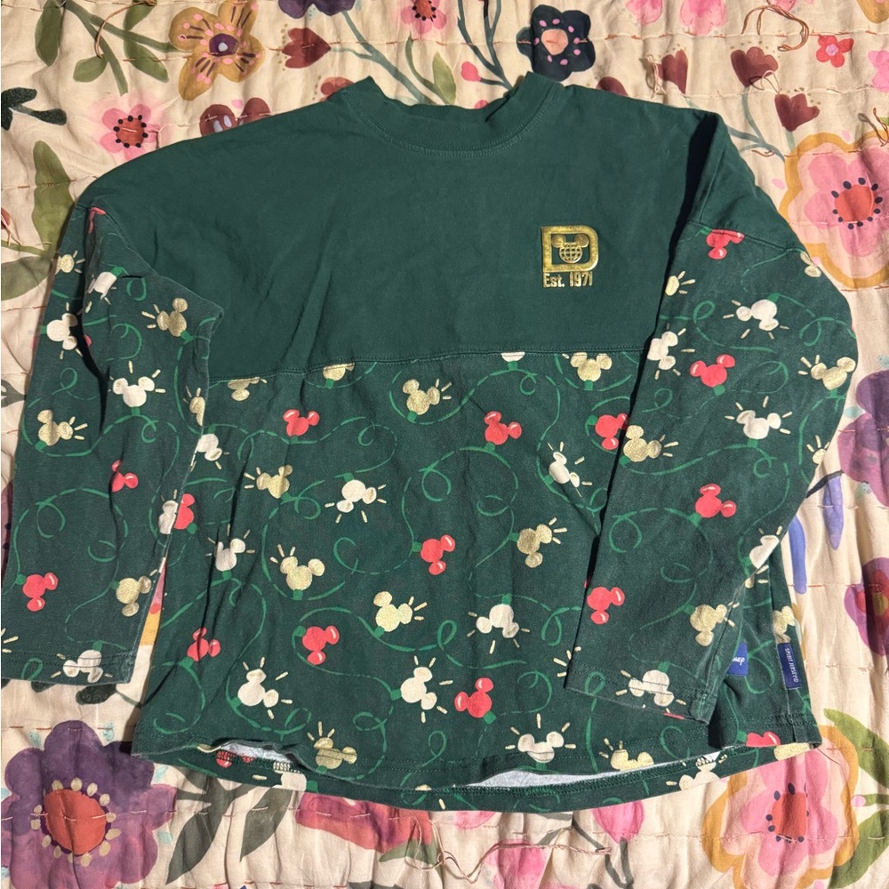 Disney Kids Christmas Spirit Jersey ~ XL